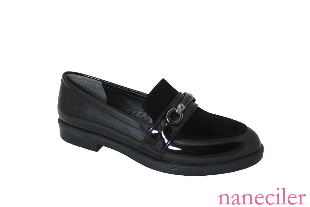 Kadın toptan Loafers, wholesale women black loafers,عمده فروشان زنانه, Оптовая женские мокасины