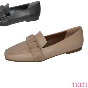 naneciler büzgü bantlı babet, Shirring wholesale Flat Shoes at naneciler, Гофрированная обувь оптом на плоской подошве на naneciler